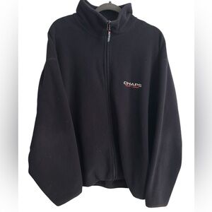 Chaps Ralph Lauren Navy Blue Full Zip Fleece Size XXL